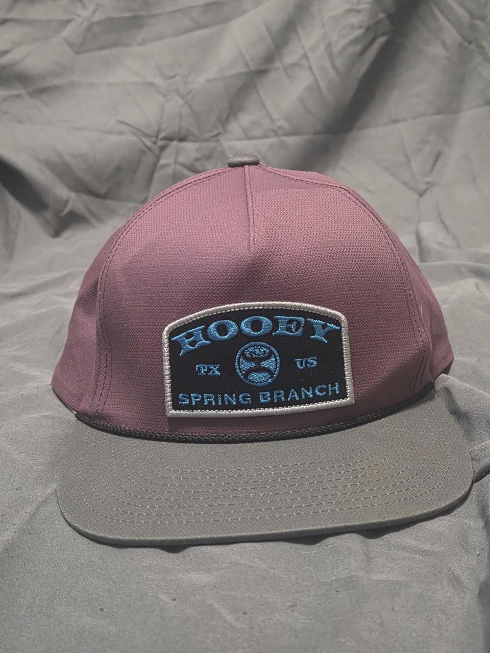 Hooey Spring Branch Patch Cap in Mauve & Gray